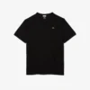 Męski bawełniany T-shirt z prążkowanym dekoltem w serek w wersji Tall
