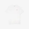 Męski bawełniany T-shirt z prążkowanym dekoltem w serek w wersji Tall