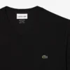 Męski lekki T-shirt z bawełny Pima z dekoltem w serek