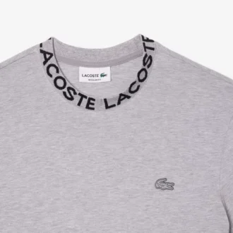 Męski lekki T-shirt z kołnierzykiem typu piqué