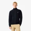 Męski sweter golfowy z prążkowanej dzianiny zapinany na zamek Męski sweter golfowy z prążkowanej dzianiny zapinany na zamek
