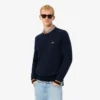 Męski sweter z bawełnianego dżerseju w paski Męski sweter z bawełnianego dżerseju w paski