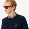 Męski sweter z bawełnianego dżerseju w paski Męski sweter z bawełnianego dżerseju w paski