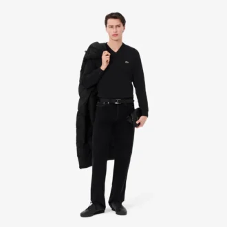 Męski sweter z dekoltem w serek z bawełny Męski sweter z dekoltem w serek z bawełny