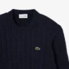 Męski sweter z dzianiny typu cable knit Męski sweter z dzianiny typu cable knit