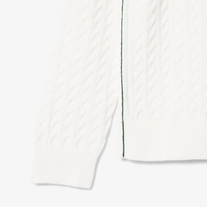 Męski sweter z dzianiny typu cable knit Męski sweter z dzianiny typu cable knit