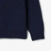 Męski sweter z grubej wełny z półsuwakiem Męski sweter z grubej wełny z półsuwakiem