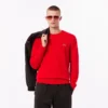 Męski sweter z kashmiru z okrągłym dekoltem, wykonany techniką dziania 3D Męski sweter z kashmiru z okrągłym dekoltem, wykonany techniką dziania 3D