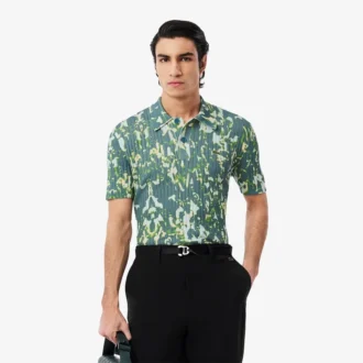 Męski sweter z krótkim rękawem i kołnierzem Koszulki Polo z nadrukiem graficznym Męski sweter z krótkim rękawem i kołnierzem Koszulki Polo z nadrukiem graficznym