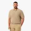 Męski sweter z mieszanki bawełny z otwartym kołnierzem Koszulki Polo Męski sweter z mieszanki bawełny z otwartym kołnierzem Koszulki Polo