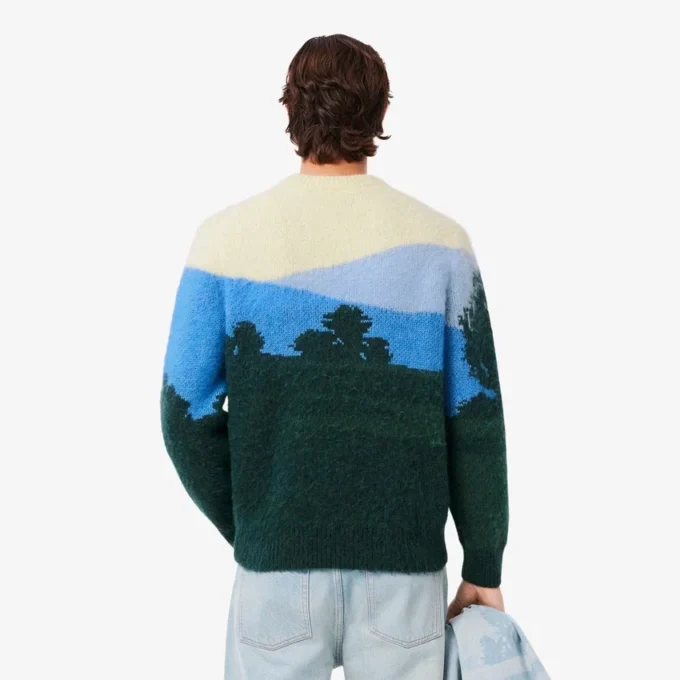 Męski sweter z wełny alpaki Landscape Męski sweter z wełny alpaki Landscape
