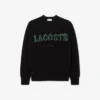 Męski sweter z wełny z intarsją z logo marki Męski sweter z wełny z intarsją z logo marki