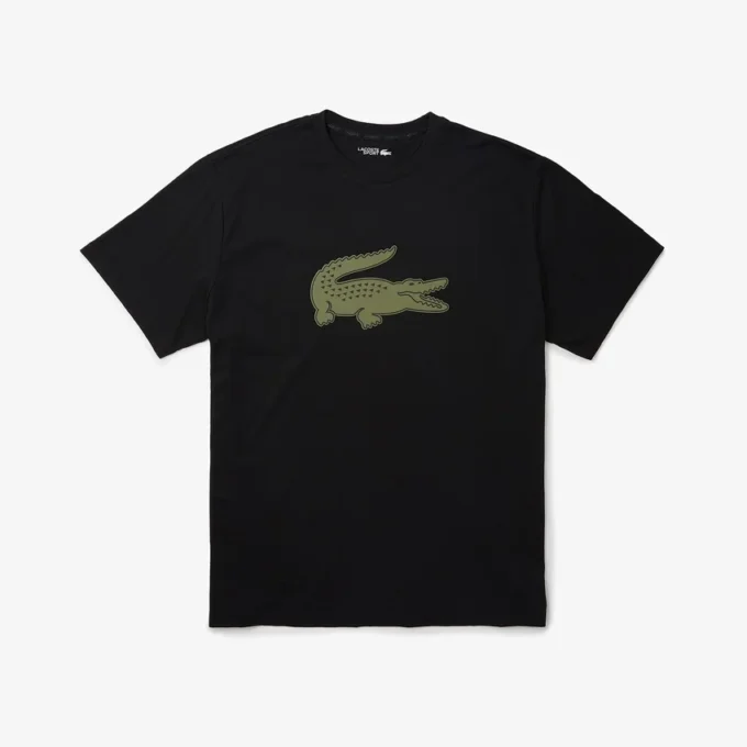 Męski T-shirt sportowy Big Fit z oddychającym logo Męski T-shirt sportowy Big Fit z oddychającym logo