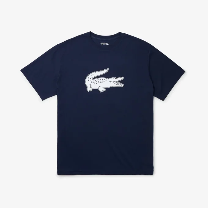Męski T-shirt sportowy Big Fit z oddychającym logo Męski T-shirt sportowy Big Fit z oddychającym logo