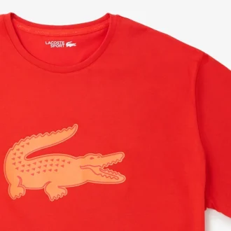 Męski T-shirt sportowy Big Fit z oddychającym logo Męski T-shirt sportowy Big Fit z oddychającym logo