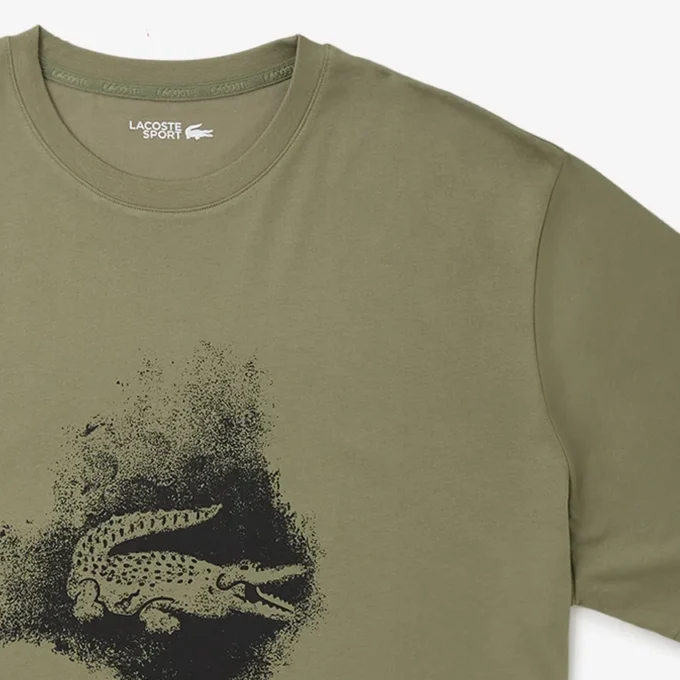 Męski T-shirt sportowy Crocodile w kroju Big Fit