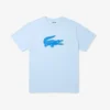Męski T-shirt sportowy o luźnym kroju z oddychającym logo Męski T-shirt sportowy o luźnym kroju z oddychającym logo