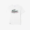 Męski T-shirt sportowy o regularnym kroju z bawełny organicznej