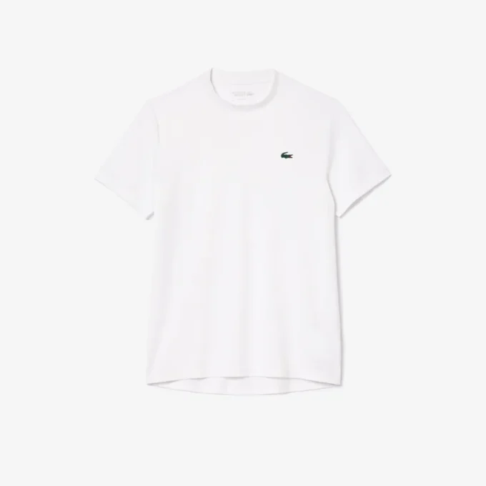 Męski T-shirt sportowy Slim Fit z oddychającego materiału piqué Męski T-shirt sportowy Slim Fit z oddychającego materiału piqué