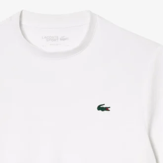 Męski T-shirt sportowy Slim Fit z oddychającego materiału piqué