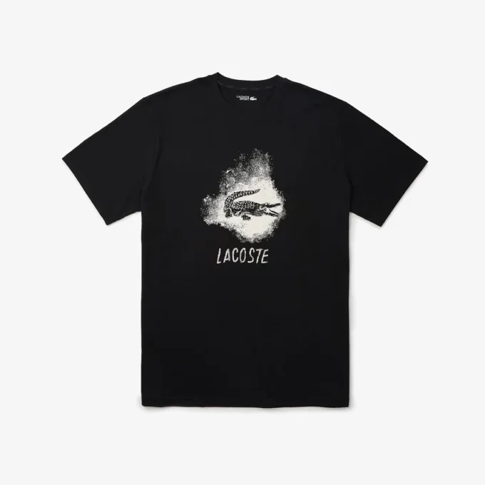 Męski T-shirt sportowy z motywem krokodyla w wersji Tall