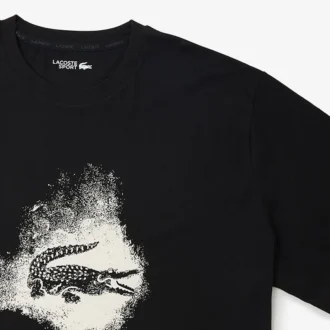 Męski T-shirt sportowy z motywem krokodyla w wersji Tall