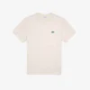 Męski T-shirt z bawełnianego dżerseju o regularnym kroju z nadrukiem w cętki Męski T-shirt z bawełnianego dżerseju o regularnym kroju z nadrukiem w cętki