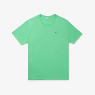 Męski T-shirt z bawełnianego dżerseju z okrągłym dekoltem w stylu Big Fit Męski T-shirt z bawełnianego dżerseju z okrągłym dekoltem w stylu Big Fit