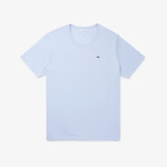 Męski T-shirt z bawełnianego dżerseju z okrągłym dekoltem w stylu Big Fit Męski T-shirt z bawełnianego dżerseju z okrągłym dekoltem w stylu Big Fit