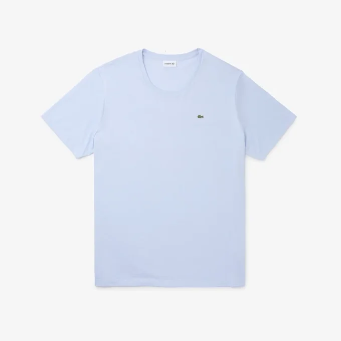 Męski T-shirt z bawełnianego dżerseju z okrągłym dekoltem w stylu Big Fit Męski T-shirt z bawełnianego dżerseju z okrągłym dekoltem w stylu Big Fit