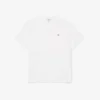 Męski T-shirt z bawełnianego dżerseju z okrągłym dekoltem w stylu Big Fit Męski T-shirt z bawełnianego dżerseju z okrągłym dekoltem w stylu Big Fit