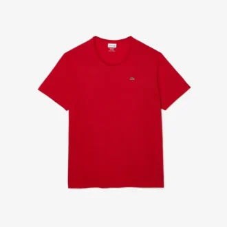 Męski T-shirt z bawełnianego dżerseju z okrągłym dekoltem w stylu Big Fit Męski T-shirt z bawełnianego dżerseju z okrągłym dekoltem w stylu Big Fit