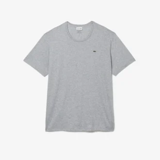 Męski T-shirt z bawełnianego dżerseju z okrągłym dekoltem w stylu Big Fit Męski T-shirt z bawełnianego dżerseju z okrągłym dekoltem w stylu Big Fit