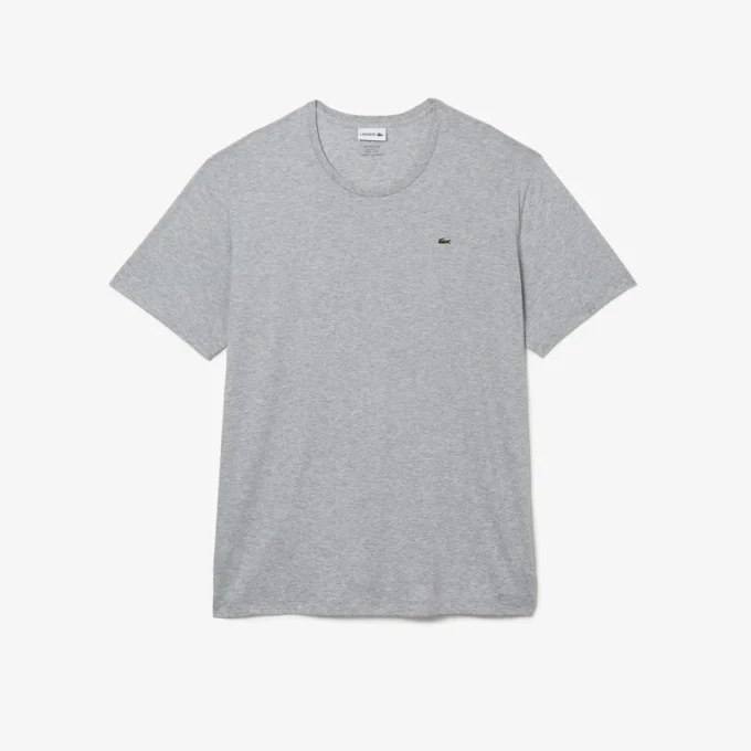 Męski T-shirt z bawełnianego dżerseju z okrągłym dekoltem w stylu Big Fit Męski T-shirt z bawełnianego dżerseju z okrągłym dekoltem w stylu Big Fit