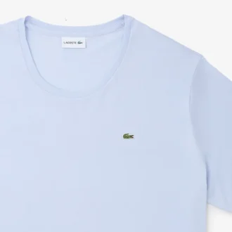 Męski T-shirt z bawełnianego dżerseju z okrągłym dekoltem w stylu Big Fit Męski T-shirt z bawełnianego dżerseju z okrągłym dekoltem w stylu Big Fit