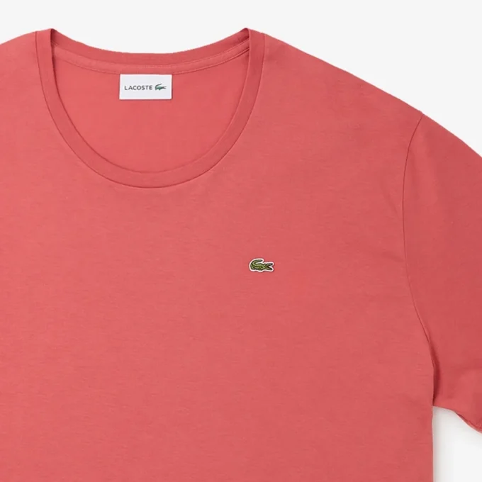 Męski T-shirt z bawełnianego dżerseju z okrągłym dekoltem w stylu Big Fit Męski T-shirt z bawełnianego dżerseju z okrągłym dekoltem w stylu Big Fit