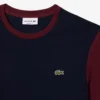 Męski T-shirt z bawełny o regularnym kroju z kontrastowymi wstawkami Męski T-shirt z bawełny o regularnym kroju z kontrastowymi wstawkami