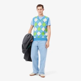 Męski T-shirt z bawełny Pima