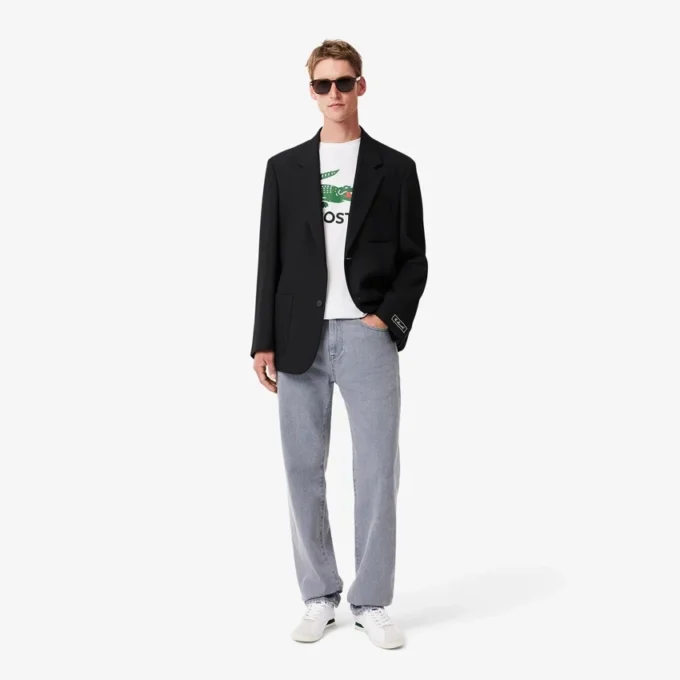Męski T-shirt z charakterystycznym nadrukiem Męski T-shirt z charakterystycznym nadrukiem