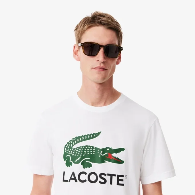 Męski T-shirt z charakterystycznym nadrukiem Męski T-shirt z charakterystycznym nadrukiem