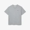 Męski T-shirt z dekoltem w serek i luźnym krojem z bawełny Pima Męski T-shirt z dekoltem w serek i luźnym krojem z bawełny Pima