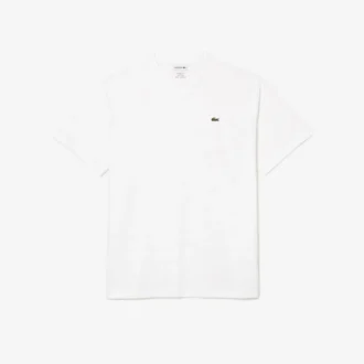 Męski T-shirt z dekoltem w serek i luźnym krojem z bawełny Pima Męski T-shirt z dekoltem w serek i luźnym krojem z bawełny Pima