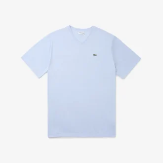Męski T-shirt z dekoltem w serek w stylu Big Fit z bawełny Pima Męski T-shirt z dekoltem w serek w stylu Big Fit z bawełny Pima