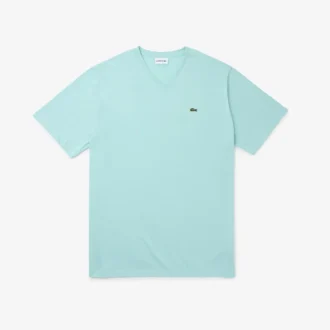 Męski T-shirt z dekoltem w serek w stylu Big Fit z bawełny Pima Męski T-shirt z dekoltem w serek w stylu Big Fit z bawełny Pima