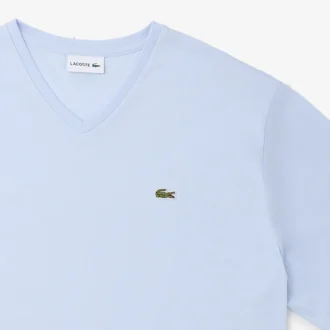 Męski T-shirt z dekoltem w serek w stylu Big Fit z bawełny Pima Męski T-shirt z dekoltem w serek w stylu Big Fit z bawełny Pima