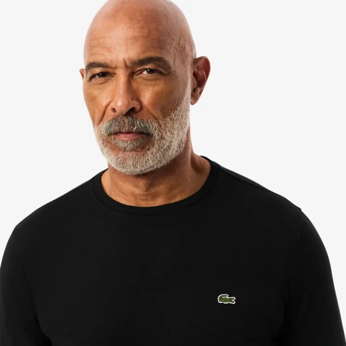 Męski T-shirt z długim rękawem z bawełny Pima Męski T-shirt z długim rękawem z bawełny Pima