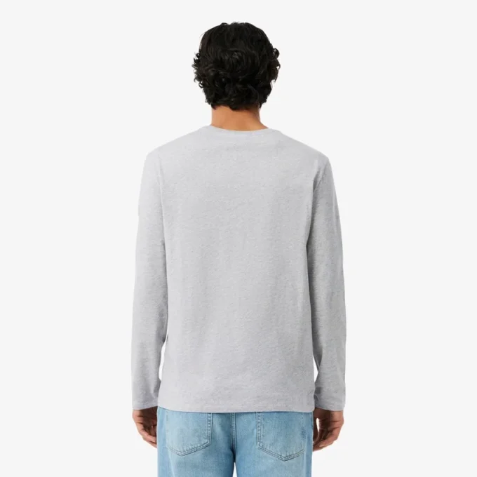 Męski T-shirt z długim rękawem z bawełny Pima Męski T-shirt z długim rękawem z bawełny Pima
