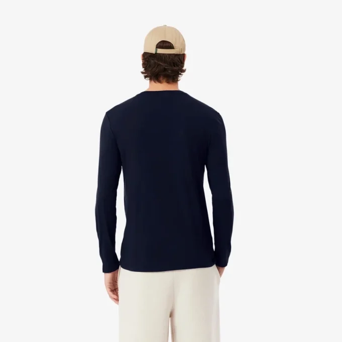 Męski T-shirt z długim rękawem z bawełny Pima Męski T-shirt z długim rękawem z bawełny Pima
