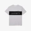 Męski T-shirt z dzianiny dżersejowej w stylu Big Fit z kontrastowymi wstawkami Męski T-shirt z dzianiny dżersejowej w stylu Big Fit z kontrastowymi wstawkami