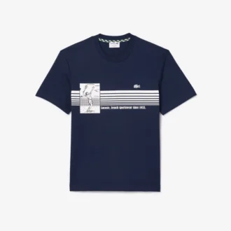 Męski T-shirt z grubej bawełny wyprodukowany we Francji